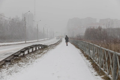 Ярославль засыпало снегом: однодневная зима в декабре