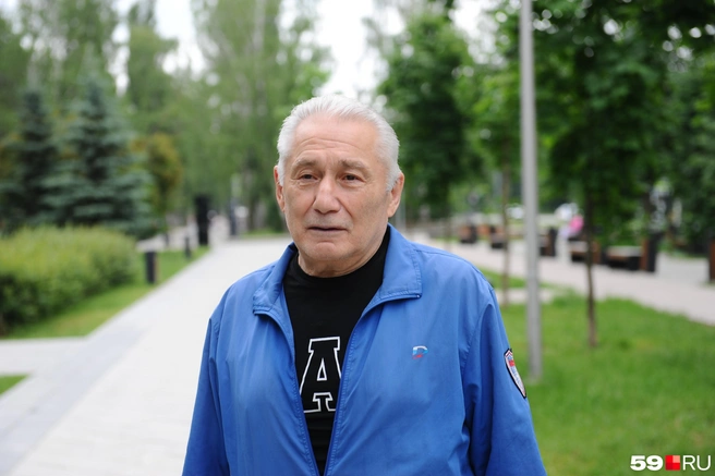 Александр не видит недостатков в летней Перми | Источник: Ирина Тропина / 59.RU