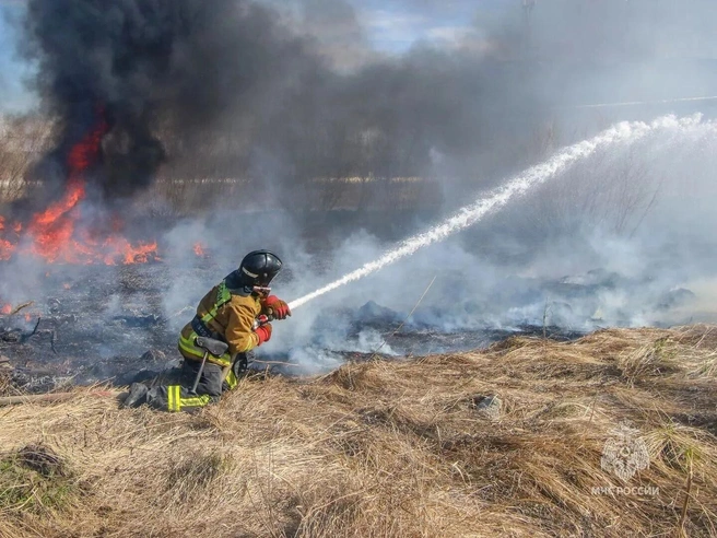 Зауральский тракторист стал нарушителем пожароопасного периода | Источник: пресс-служба Управления МЧС России по Курганской области
