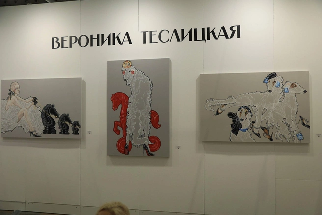 Работы Вероники Теслицкой | Источник: Дмитрий Толстошеев / MSK1.RU