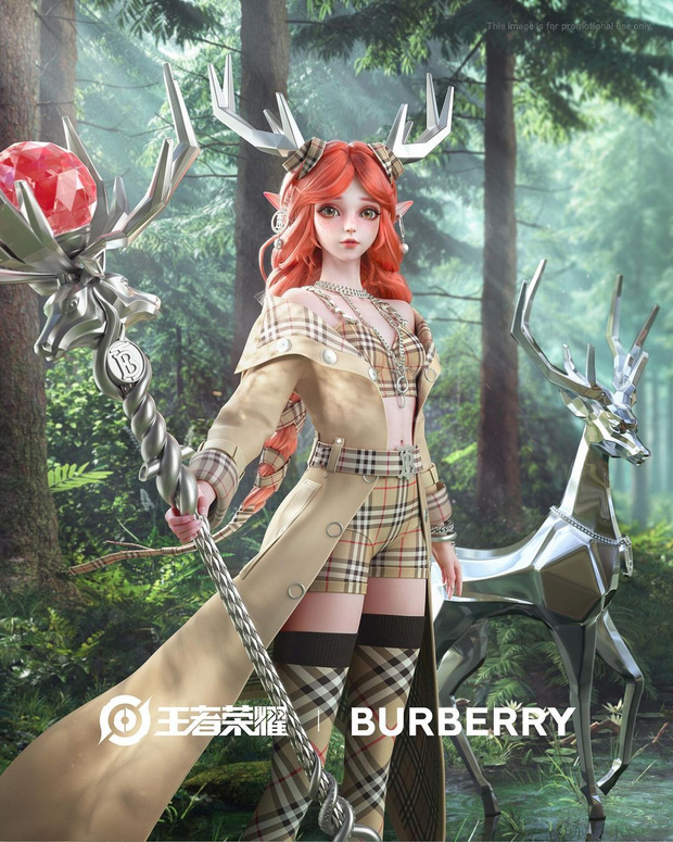 Фото №1 - Burberry переоденут персонажей компьютерной игры Honor of Kings