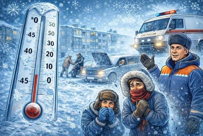 В Забайкалье ожидаются морозы ниже -45°C