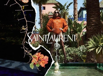 Красиво: новый кампейн Saint Laurent снят в личной резиденции Ив Сен-Лорана в Марракеше