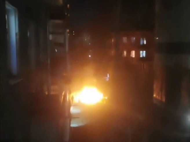 Пожар начался вечером 28 октября | Источник: «АСТ-54 Black» / Телеграм