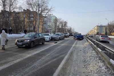 Массовое ДТП на Байкальской: столкнулись семь автомобилей