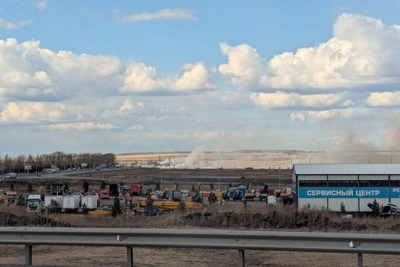 Большой столб дыма под Красноярском: что произошло