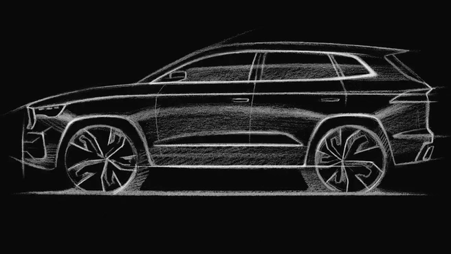 Эскиз автомобиля Volga K50