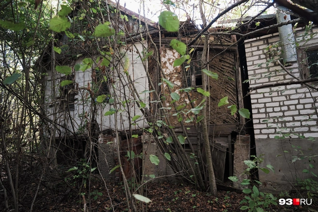 Один из брошенных домов. Его хозяин умер | Источник: Дарья Паращенко / 93.RU