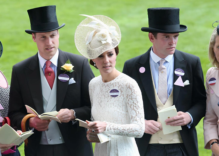 Джеймс Мид, Уильям и Кэтрин на Royal Ascot 2016