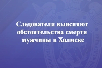 Следователи проверяют обстоятельства смерти мужчины в Холмске