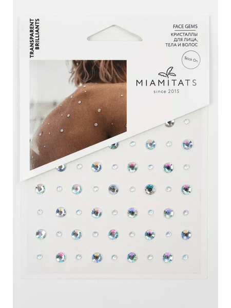 Кристаллы для лица, волос и тела Transparent Brilliants Miamitats