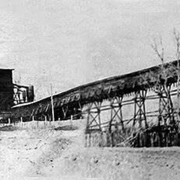 Так выглядел элеватор Юрия Кондратюка в годы, когда он использовался | Источник: Каменский районный краеведческий музей