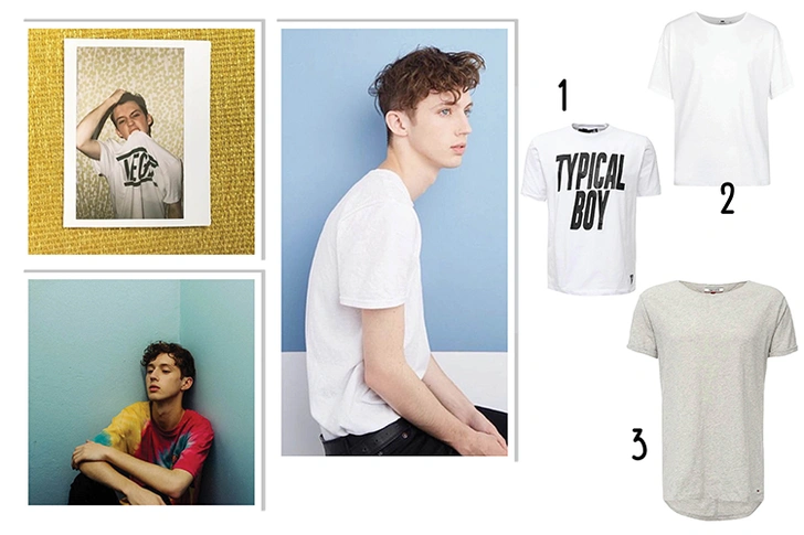 1. Футболка, Love Moschino. 2. Футболка, Topman. 3. Tommy Hilfiger.