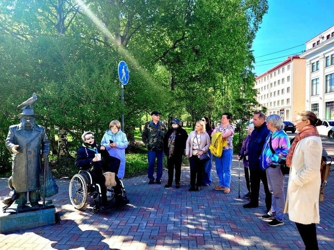 Экскурсия, посвященная Архангельску в годы Великой Отечественной войны, начинается от сквера Победы | Источник: Путешествие и доступность / Vk.com