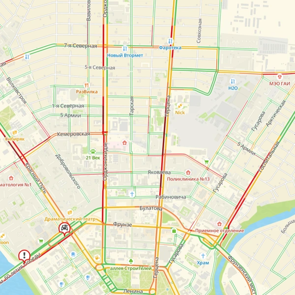 Хуже всего в центре | Источник: 2gis.ru