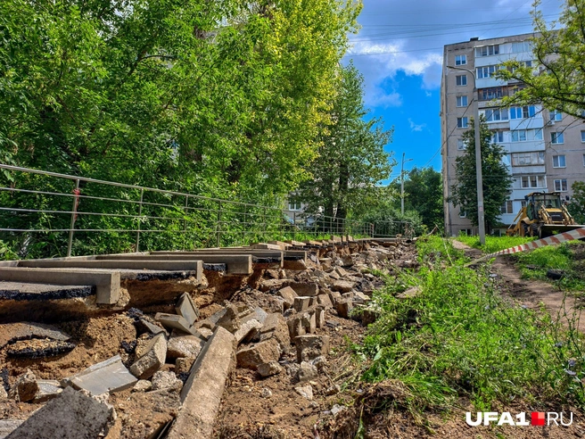Лестницу разнесло | Источник: Булат Салихов / UFA1.RU