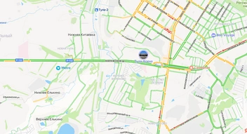 Калужское шоссе после ремонта - пробки нет | Источник: yandex.ru/maps