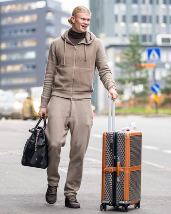 Hermès HAC 40 Rock и чемодан Goyard Satolas GM ROLLING