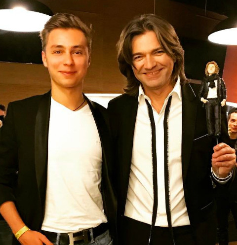 Дмитрий Маликов с племянником