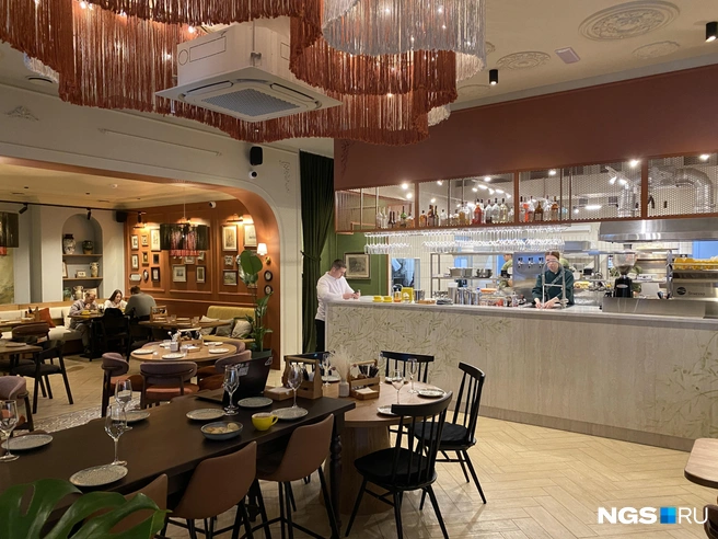 «Коза и Олива» изображает семейный итальянский ресторанчик | Источник: Стас Соколов/NGS.RU