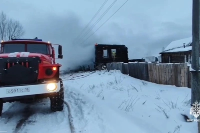 Двое погибли при пожаре в доме в Удмуртии