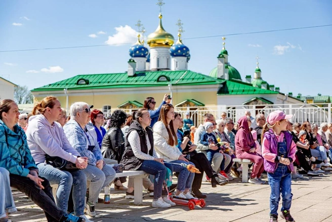В центре Твери на майские праздники можно услышать живую музыку  | Источник: Сергей Самцов / газета «Вся Тверь»