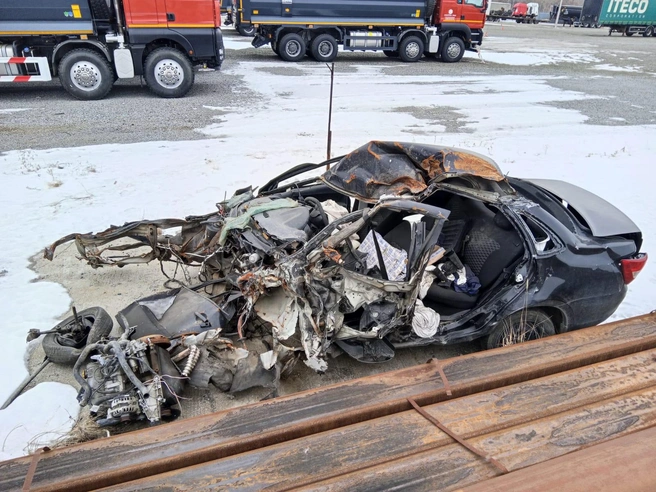 Всё, что осталось от «Лады-Гранты» | Источник: из архива Александра Барашева