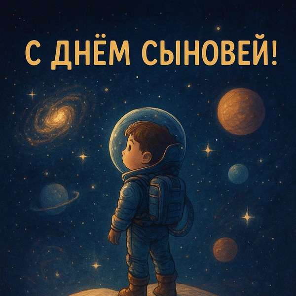 открытка с днем сыновей, поздравление с днем сына открытки, скачать открытку с днем сыновей, открытки с днем сыновей бесплатно, открытка с днем сына взрослого, день сыновей в россии в 2025, день сыновей в 2025 году, День сыновей в 2025 какого числа | Источник: chatGPT