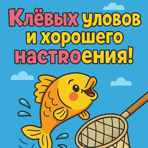 День Рыбака: открытки близким, смешные открытки, открытки другу на день рыбака, открытки на день рыбака, рыбак | Источник: theDay/DALL-E