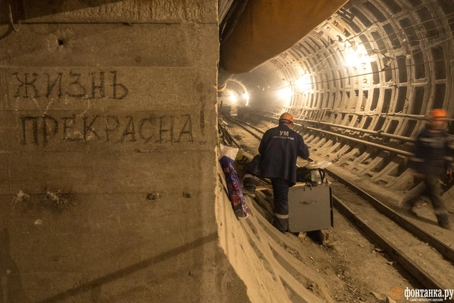Северная дуга. Кольцевую линию распланировали с полуночи до трех | Источник: Михаил Огнев / FONTANKA.RU