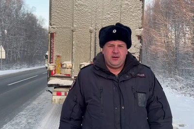 Фура сбила двух человек на пешеходном переходе