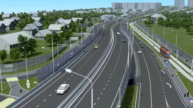 Так после расширения будет выглядеть шоссе Космонавтов между Промышленной и Архитектора Свиязева | Источник: институт «Гипростроймост»