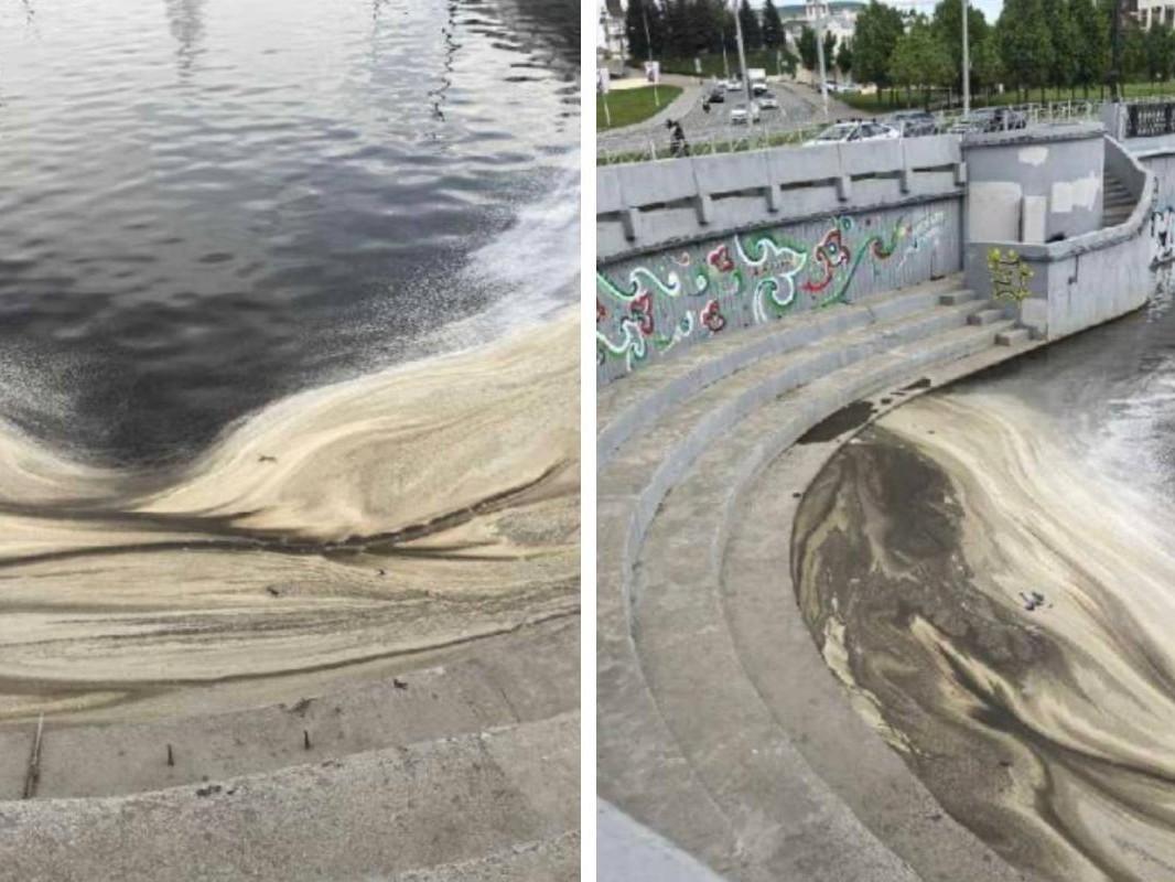 Жители Казани пожаловались на грязную воду на Булаке. Минэкологии там ничего не нашло