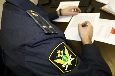 Судебные приставы нашли должника в кустах малины