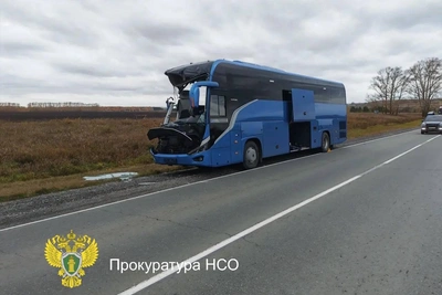 ДТП с автобусом на трассе под Новосибирском: погиб 25-летний, пострадавший в тяжелом состоянии
