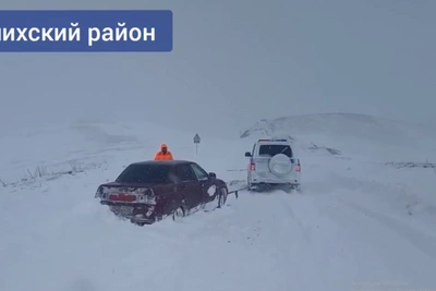 Дороги в Дагестане закрыты из-за метели