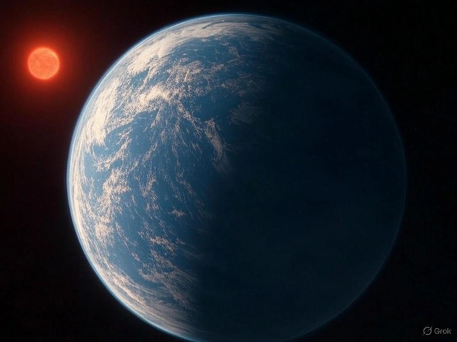 K2-18b: могут ли обитатели этой экзопланеты опережать нас на световые годы? | Источник: ИИ