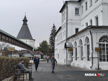 Двор Новоспасского монастыря | Источник: Серафима Путиева / MSK1.RU
