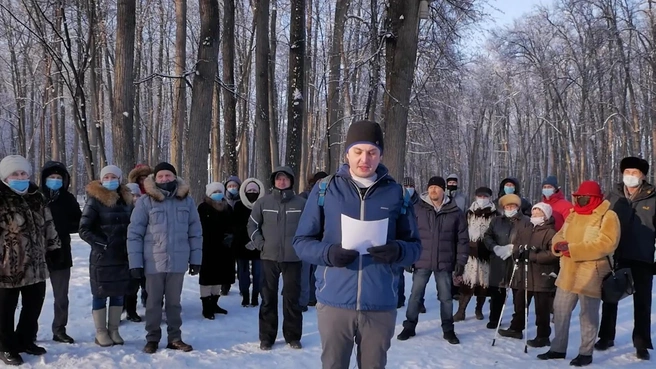 По словам активистов, вырубка леса рядом с телевышкой — опасна для жизни | Источник: источник UFA1.RU