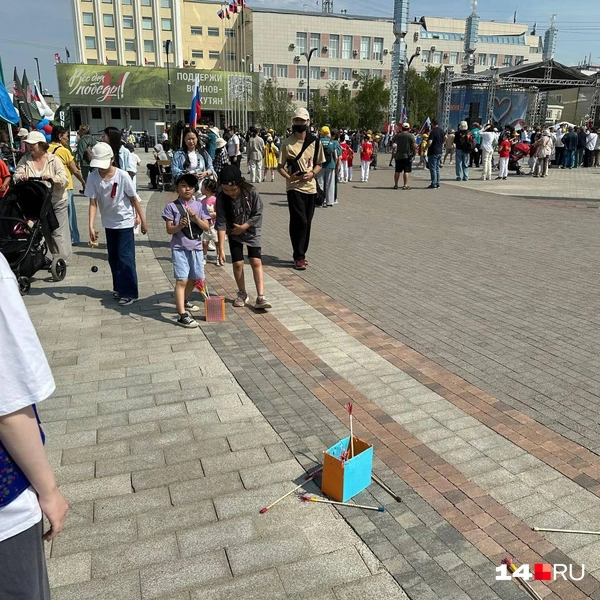 Традиционная игра Восточной Азии «тоху» | Источник: Илья Константинов / 14.RU