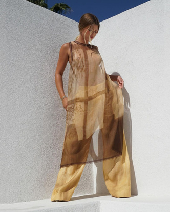 София Ричи показывает, как носить прозрачный комплект Fendi