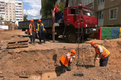 Ремонт теплосетей в Костроме идет ежедневно
