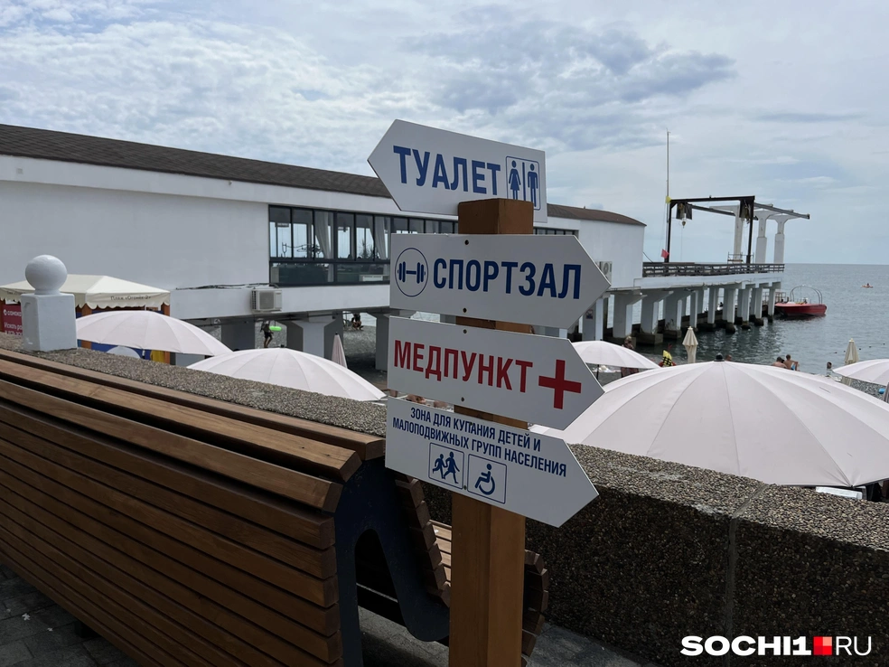На пляжах много работы | Источник: Анна Грицевич / SOCHI1.RU