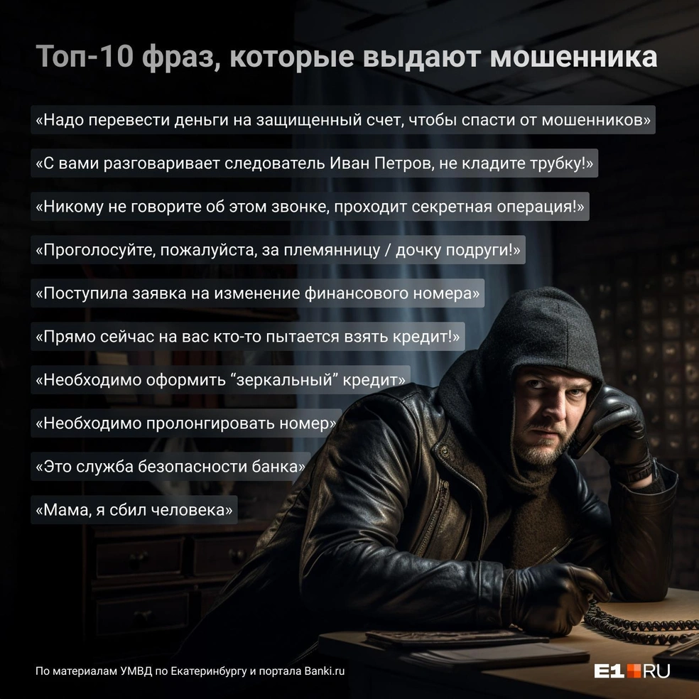 Эти фразы должны заставить вас насторожиться | Источник: Филипп Сапегин / E1.RU