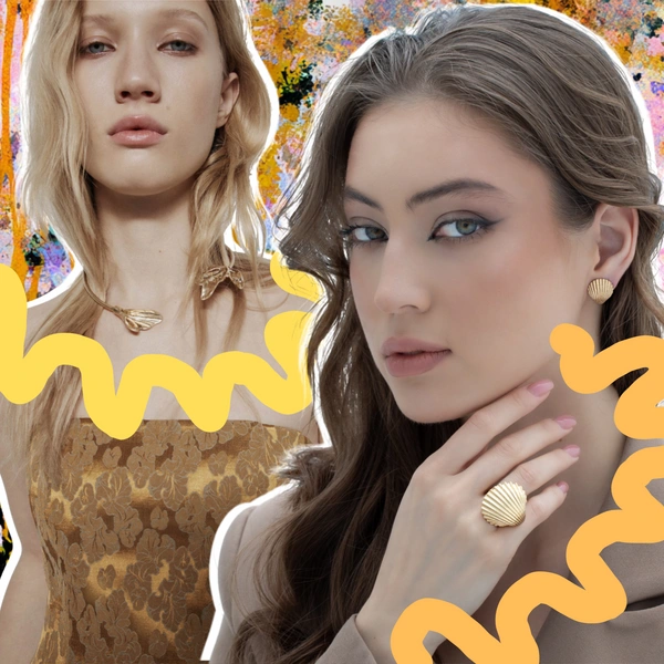 Самые модные украшения зимой 2025/26 — из матового золота или серебра | Источник: theGirl