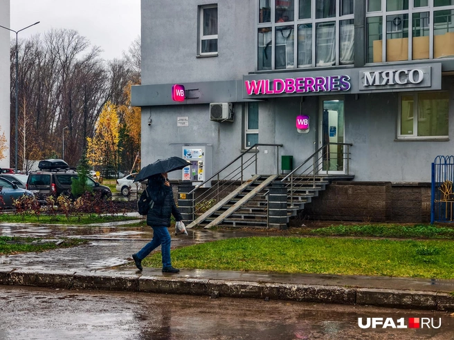 За своим заказом&nbsp;— в любую погоду | Источник: Булат Салихов / UFA1.RU