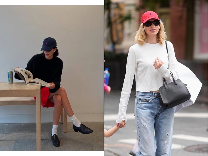 Core недели: с надписями, однотонные и от Ralph Lauren — носим кепки, как у звезд | marieclaire.ru