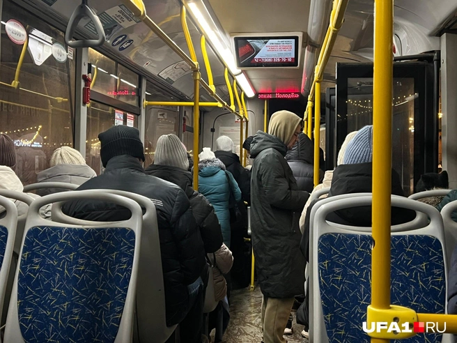 Салон троллейбуса | Источник: Андрей Бирюков / UFA1.RU