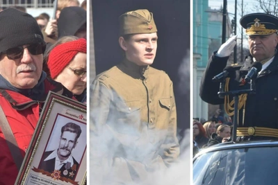 День Победы в Мурманске: парад, каша и салют