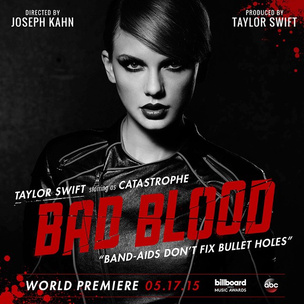 Тейлор Свифт анонсировала клип на песню Bad Blood